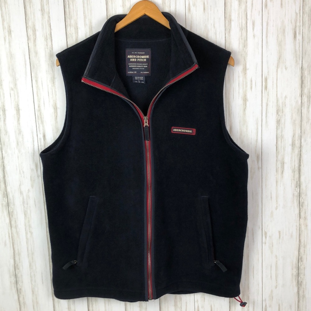 Abercrombie and Fitch Full Zip Fleece Vest L